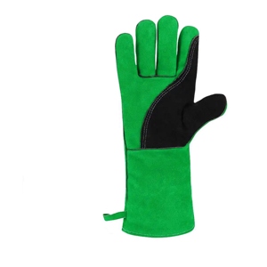 Guantes de Seguridad para Soldadura de Cuero Reforzado con Alta Resistencia al Calor, Uso General, Antivibración, Antideslizantes, Resistentes - Product Image 3
