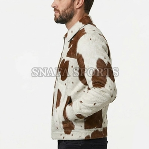 Street Wear Fashionable Cowhide Men <b>Leather</b> <b>Jackets</b> 2026 Bulk Quantity Trendy Cowhide <b>Leather</b> <b>Jackets</b> For Men - Product Image 3