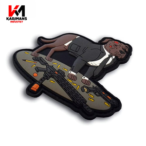 Patch en caoutchouc PVC personnalisé, patch logo 3D souple de haute qualité pour vêtements, casquettes, sacs et marquage - Product Image 3