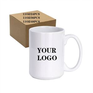 Grade White <b>Ceramic</b> <b>Mug</b> 11Oz and 15Oz Blank for Printing Gift Box Set Custom Logo - Product Image 4