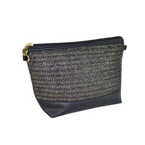 Vietnam logotipo personalizado lona natural cremallera aceite esencial bolsa algodón cosméticos pluma bolsas con asa - Product Image 2