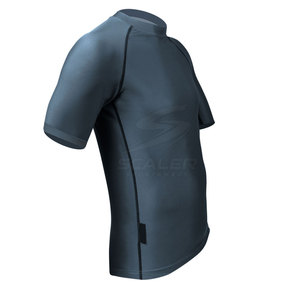 T-shirt de compression tricoté respirant de qualité supérieure, vêtements de sport écologiques, tenue d'entraînement extensible, évacuation de l'humidité, confort pour la salle de sport - Product Image 3