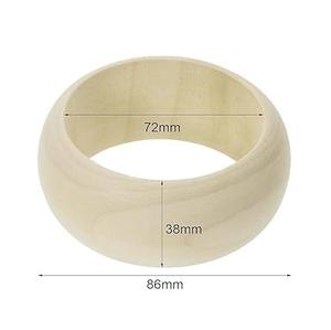 Pulseras de Madera 100% Hechas a Mano, con el Mejor Diseño de Lujo Impreso, Pulsera de Madera Moderna para Fiestas y Bodas para Chicas - Product Image 3