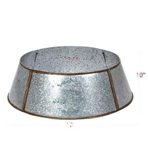 Collier de sapin de Noël en métal galvanisé en forme d'anneau, décoration de Noël, article de décoration festive - Product Image 1