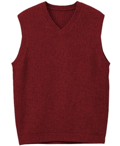 Chaleco de Punto Personalizable para Hombre, Cuello en V, Sin Mangas, de Alta Calidad, Transpirable, de Algodón, Informal, para Otoño - Product Image 6