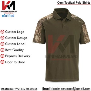 Chemises polo tactiques professionnelles pour les entreprises de vêtements de travail, dotées d'une construction textile respirante et d'un branding personnalisé - Product Image 4