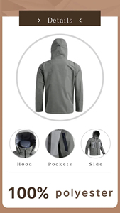 Veste de pêche sportive à séchage rapide UPF 50, légère, protection solaire, veste d'extérieur - Product Image 4