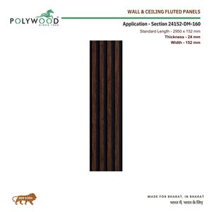 แผ่นผนังพื้นตกแต่งลายลูกฟูก PVC กันน้ำ ทนรอยขีดข่วน ทนไฟ ดีไซน์ทันสมัย สำหรับใช้ภายใน/ภายนอก - Product Image 3