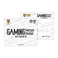 [KINGSMAN AITC] RAM DDR5 16GB*2 6000MHz CL38-46 Kompatibel Overclock untuk PC Desktop-Intel XMP AMD EXPO Putih Bersertifikasi RoHS/FCC/CE