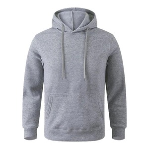 Solid Color Men Hoodies Fleece Warm Mens <b>Sweatshirt</b> Fashion Streetwear Casual Men's Loose Breathable Pullovers Brand Hoody - Product Image 4