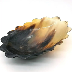 Elegant Buffalo Horn Table Tray Handmade Serving Dishes Food <b>Plates</b> Decorative Platter Luxury Kitchen Dining Decor - Product Image 5