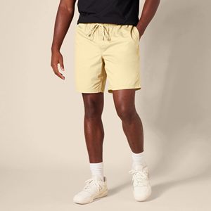 Pantalones cortos chinos informales para hombre, estilo elegante para conjuntos semi-formales de verano, pantalones cortos holgados para hombre, material transpirable para clima cálido - Product Image 1