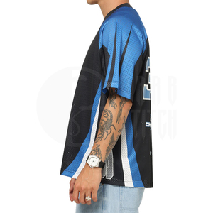 Camiseta Deportiva OEM de Malla Transpirable Unisex de Secado Rápido para Equipos, Uniforme de Entrenamiento de Fútbol y Baloncesto con Estampado por Sublimación - Product Image 4