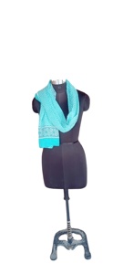 ผ้าโสร่งผ้าโสร่งสำหรับผู้หญิงผ้าโสร่งพิมพ์ลายสีฟ้าผ้าโสร่งทำจากผ้าฝ้าย - Product Image 5