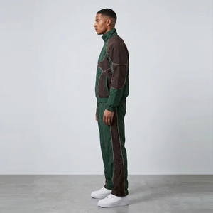 Windbreaker Tracksuit Men Rain Full Sleeve Zipper Waterproof Jacket Pants Set Men's <b>Wind</b> <b>Breaker</b> Tracksuits Mens - Product Image 3