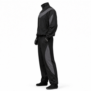 Ensemble coupe-vent pour homme, noir et gris, coupe-vent toutes saisons, vêtements de plein air - Product Image 4