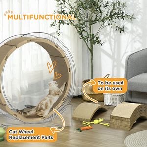 Confezione da 4 Tiragraffi Ecologici per Gatti in Cartone Ondulato Marrone - Product Image 5