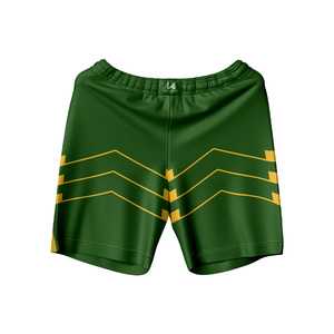 Tenues de basketball personnalisées à col rond, 100% polyester, maille respirante, évacuation de l'humidité, séchage rapide, ensemble short et maillot sans manches - Product Image 6