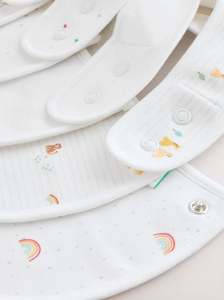 Bavoirs pour bébé 100% bambou, coton doux, respirants, confortables à porter toute la journée - Product Image 5