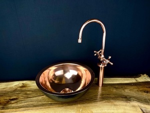 Évier en cuivre, directement de l'usine, fabricant direct de bassins en cuivre, évier en cuivre au meilleur prix en Inde - Product Image 6