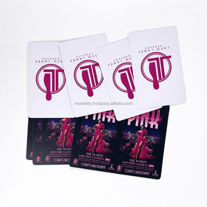 Tarjeta de PVC Personalizada para Eventos con Bajo MOQ, Logotipo Personalizado, Invitación VIP de Plástico, Tarjeta de Evento Impresa Personalizada Económica para Fiestas - Product Image 2