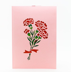 การ์ดป๊อปอัพ 3 มิติ การ์ดอวยพรลายดอกไม้ การ์ดอวยพรลายดอกไม้พิมพ์ลายศิลปะ การ์ดอวยพร 3 มิติ การ์ดของขวัญแบบกำหนดเอง การ์ดอวยพรทำมือ 3 มิติ - Product Image 3