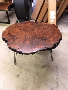 Heritage Redwood <b>Coffee</b> <b>Table</b> Ancient Tree Slice <b>Table</b> Redwood Burl <b>Coffee</b> <b>Table</b> Rustic Redwood Slab <b>Table</b> Forest Legacy <b>Coffee</b> - Product Image 5