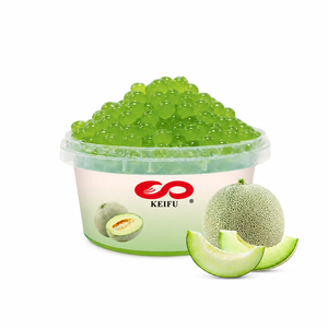 KEIFU 500 กรัม วัตถุดิบสำหรับชานมไข่มุกแบบป๊อปปิ้ง รสฮันนี่ดิว สำหรับแบรนด์ส่วนตัว ได้รับการรับรองฮาลาล/ฮาซับ พร้อมรับประทานสำหรับเครื่องดื่มเย็น - Product Image 1