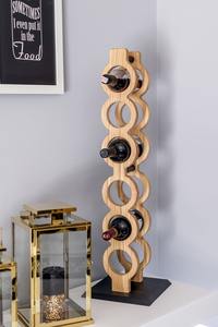 Classic <b>Wooden</b> <b>Wine</b> <b>Rack</b> Traditional Design <b>Wine</b> Bottle Organizer Suitable For Kitchen Dining Area Decor - Product Image 4
