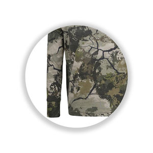 Camisa Táctica de Caza de Lona para Hombre, Invierno, 100% Acrílico, Antiestática, Antipolvo, Transpirable, de Secado Rápido, Manga Larga, Cuello Redondo - Product Image 4