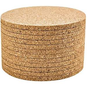 Posavasos Redondos de Corcho Ecológicos Hechos a Mano al por Mayor, Diseños Personalizados, Absorbentes, Lavables, para Uso Doméstico - Product Image 2