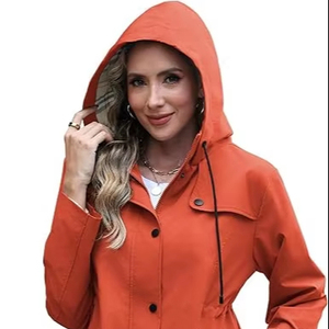 Wholesale Designer <b>Men</b> <b>Long</b> Winter Outdoor Windbreaker <b>Jacket</b> Stand Collar Vintage Style Lightweight Windproof Waterproof Front - Product Image 1