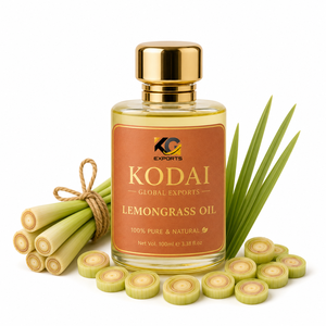 Aceite Esencial de Limoncillo de Tamil Nadu 100% Puro y Natural de Primera Calidad, Destilado al Vapor, para Aromaterapia y Cuidado Facial, Kodai Global Export - Product Image 1