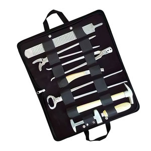Kit de couteaux de fermeur pour sabots, équipement vétérinaire, outils de soin des sabots réutilisables en acier inoxydable, ensemble professionnel pour chevaux et équidés - Product Image 5