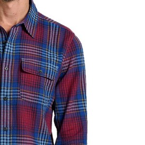 Camisa de Franela para Hombre al por Mayor, Último Estilo, Superventas, Antiarrugas, Material Duradero de Algodón y Lana, Estilo Urbano Completo - Product Image 1