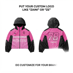 <b>Mens</b> Windbreaker <b>Jacket</b> 120 GSM Premium Polyester <b>Canvas</b> Maroon Digital Printing Waterproof Breathable Winter High Street <b>Jacket</b> - Product Image 1