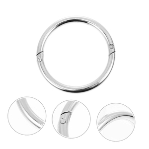 Anillo de sujeción para bovinos de acero inoxidable de alta calidad, instrumentos veterinarios, anillo nasal para toros, tamaños de 50 mm a 70 mm, suministros para ganado. - Product Image 3