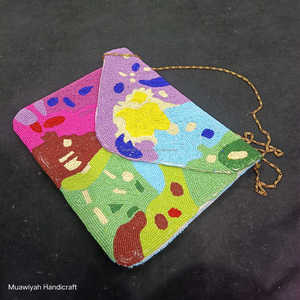 Bolso de Mano Bordado de Alta Calidad, Elegante y de Diseño para Damas, Ideal para Bodas, Fiestas de Compromiso, con Diseño Floral - Product Image 5