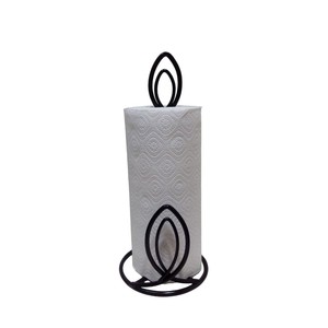 Modern Matte <b>Black</b> Stainless Steel <b>Paper</b> Towel Holder for Kitchen Countertop Standing <b>Tissue</b> Roll Dispenser In Low Price - Product Image 4