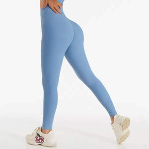 Tela Deportiva de Alto Rendimiento, Elástica en 4 Direcciones, Doble Tejido, para Leggings de Mujer, Transpirable, Control de Abdomen, Directo de Fábrica - Product Image 4