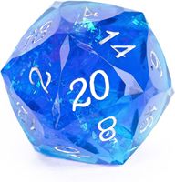 Dés à Jouer D&D D20 en Résine Multicolore Violet et Bleu, 1 Pièce, Écologique, Bords Tranchants, Inclusions de Feuille Scintillante, Faits à la Main pour Jeux de Rôle