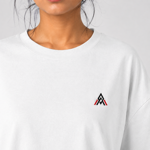 Camiseta de algodón extragrande para mujer que proporciona comodidad transpirable, forma relajada y tacto suave para atuendos de verano diarios. - Product Image 5