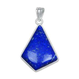 New Arrival Natural Lapis Lazuli High Polished Cabochon Loose Gemstone Pendant <b>Necklaces</b> For Women Custom Jewelry Wholesale - Product Image 3