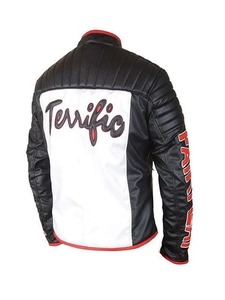 Mr Terrific Fair Play <b>Leather</b> <b>Jacket</b> | Men’s Black <b>Genuine</b> <b>Leather</b> <b>Jacket</b> | Custom Wholesale OEM - Product Image 2
