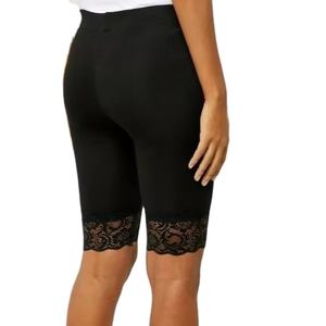 Pantalones cortos elegantes de cintura alta para gimnasio para mujer, ropa deportiva de tela Oxford transpirable de secado rápido con logotipo personalizado para correr, Fitness, de colores - Product Image 4