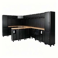 Gabinete de Herramientas Modular Industrial OEM/ODM, Estación de Trabajo con Ruedas, Banco de Almacenamiento de Acero Resistente para Garaje, Juego de Taller con Capacidad de 500 kg