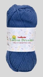 Pelote de fil à tricoter 100 % coton teint pour broderie, crochet, artisanat – Matière durable, douce et respirante – 100 g – Vêtements, décoration intérieure - Product Image 3