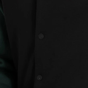 แจ็คเก็ตวาร์ซิตี้ผู้หญิงสีขาวปักโลโก้ตามสั่งขายส่ง แขนสีเขียว แจ็คเก็ตสตรีทแวร์รักษ์โลก แจ็คเก็ตเลตเตอร์แมนผ้าขนสัตว์ - Product Image 6