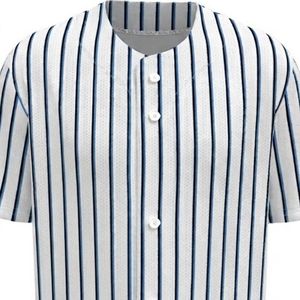 Maillot de baseball pour homme à boutons, personnalisé, à manches courtes, uniforme sportif d'équipe, t-shirt athlétique anti-humidité pour l'entraînement - Product Image 3