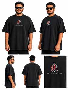 T-shirt Homme Oversize Délavé Personnalisable Logo 100% Coton 340g Streetwear Décontracté Mode Estivale Fabricant OEM ODM - Product Image 6